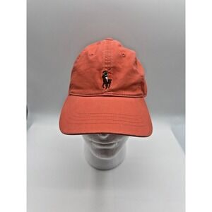 Polo Ralph Lauren Men's Classic‎ Orange Cotton Chino w/Flesh Pony Logo One Size